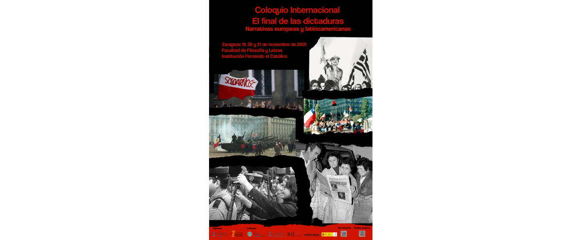 Cartel Coloquio Internacional El final de las dictaduras